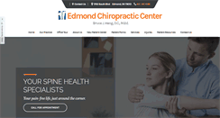 Desktop Screenshot of edmondchirocenter.com